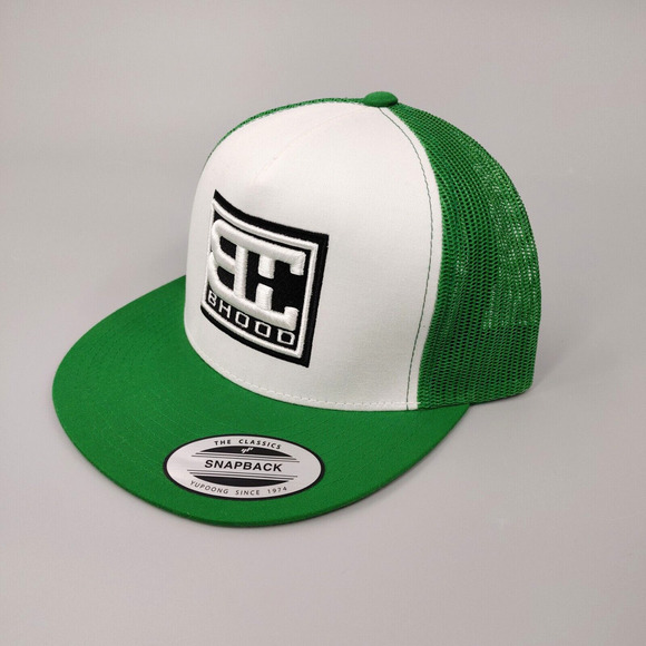 2 B'HOOD Hat Green Mesh Classic Snapback Trucker Bundle - Picture 4 of 15